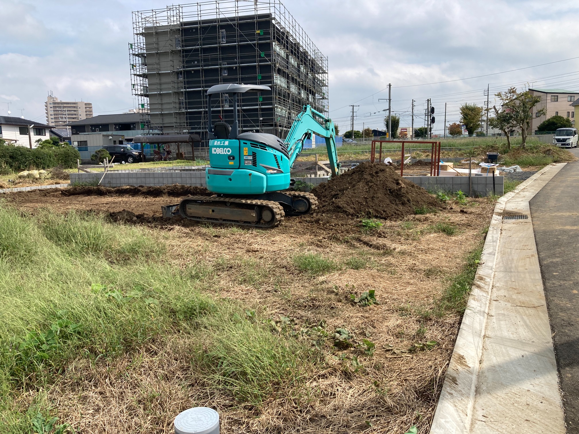 【現場レポート】水戸市赤塚分譲地　戸建賃貸新築工事が進んでいます！ 画像