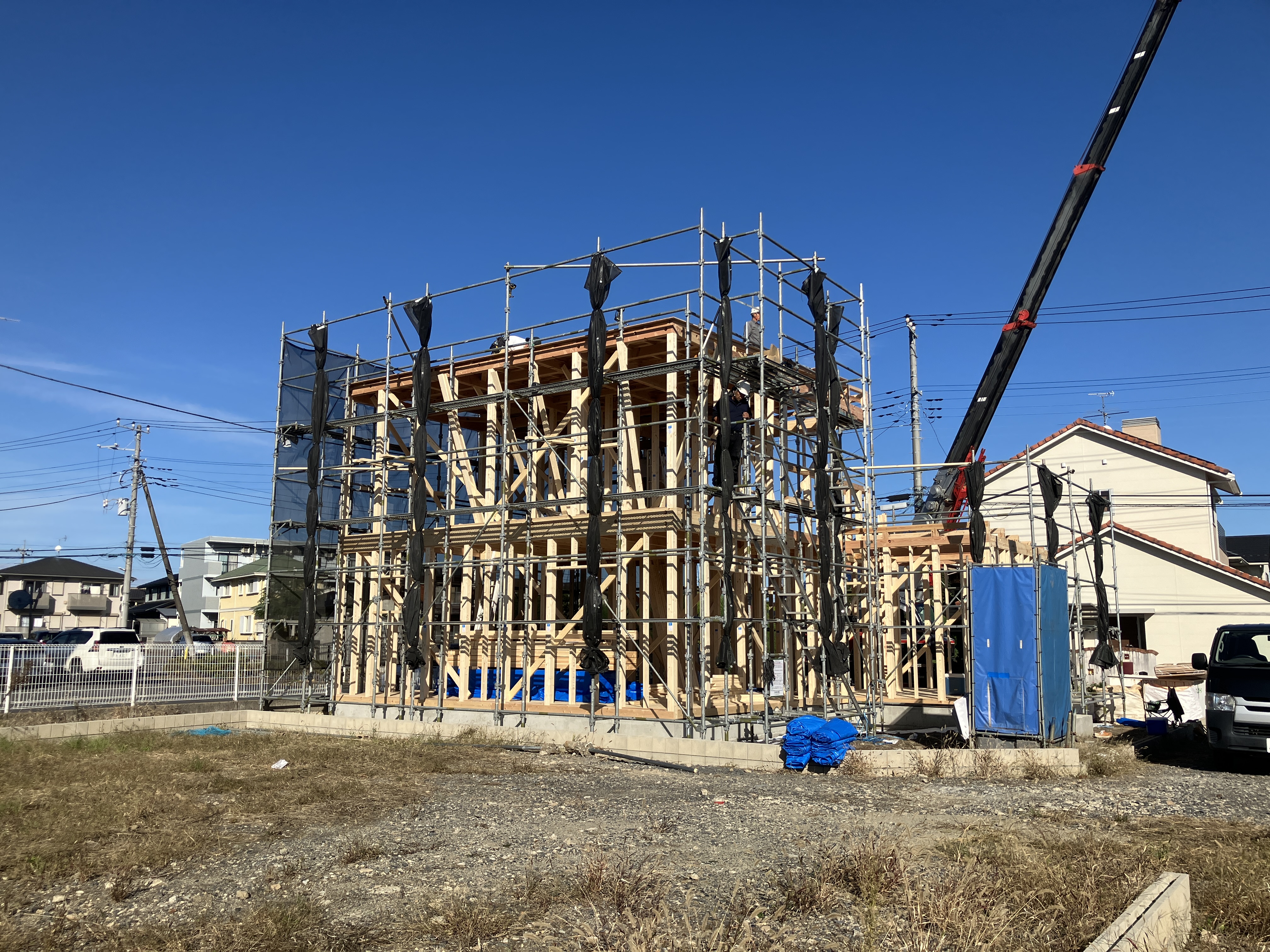 【現場レポート】水戸市 O様邸上棟おめでとうございます! 画像