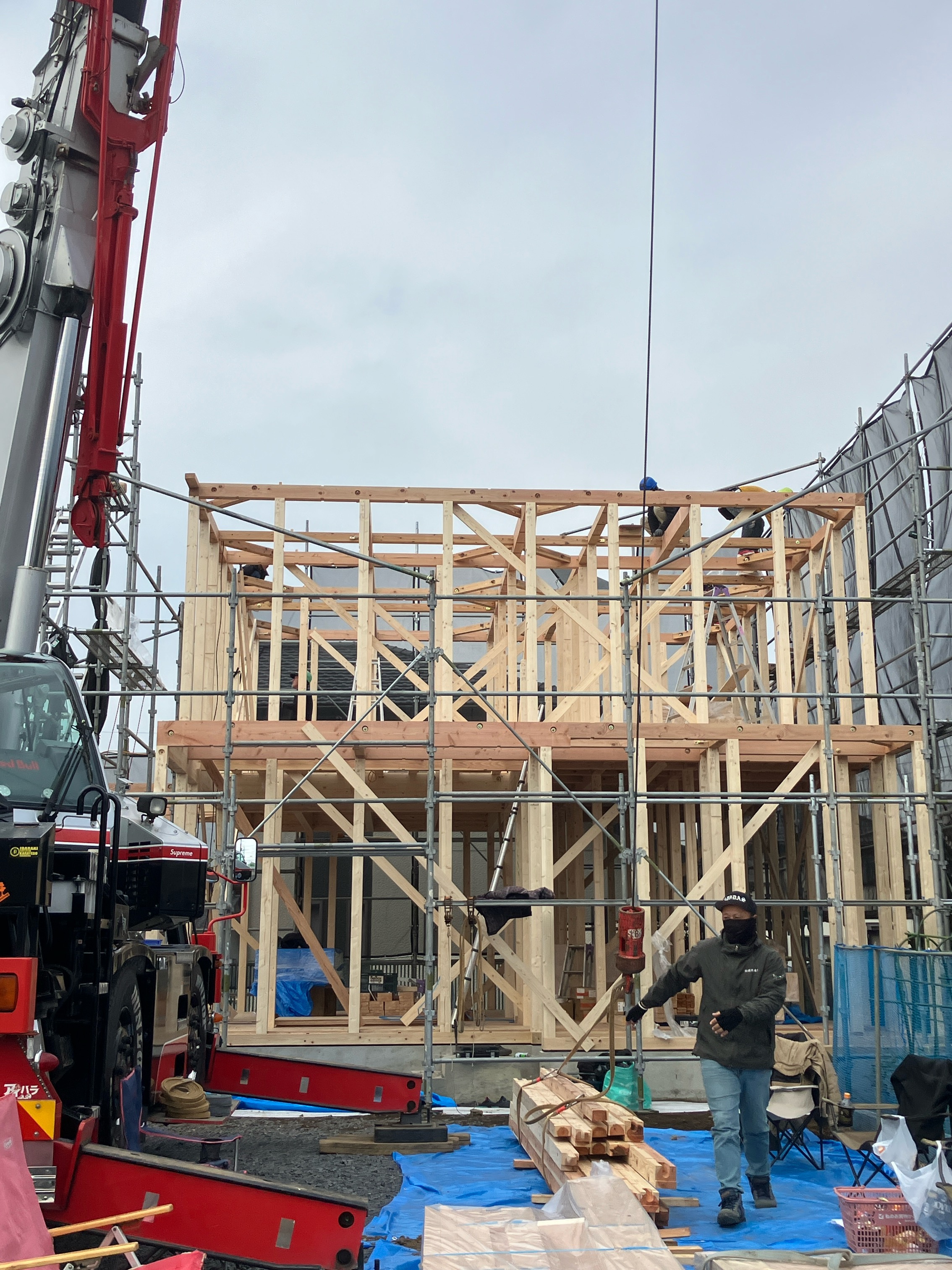 【現場レポート】水戸市 I様邸 上棟おめでとうございます! 画像