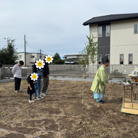 【現場レポート】水戸市 I様邸地鎮祭が執り行われました! アイキャッチ画像