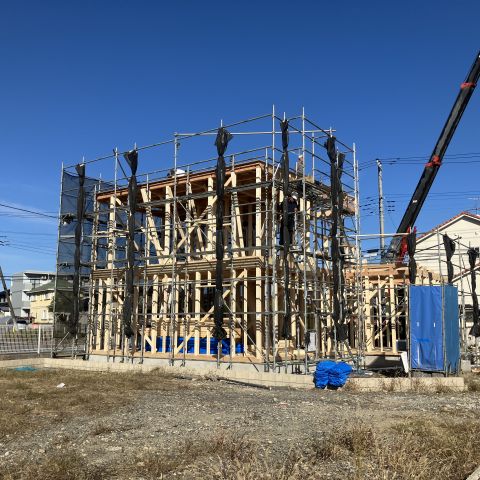 【現場レポート】水戸市 O様邸上棟おめでとうございます! アイキャッチ画像