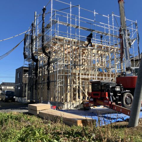 【現場レポート】東海村 K様邸上棟おめでとうございます アイキャッチ画像