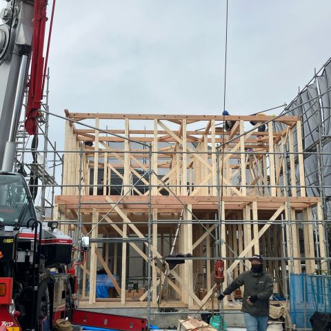 【現場レポート】水戸市 I様邸 上棟おめでとうございます! アイキャッチ画像